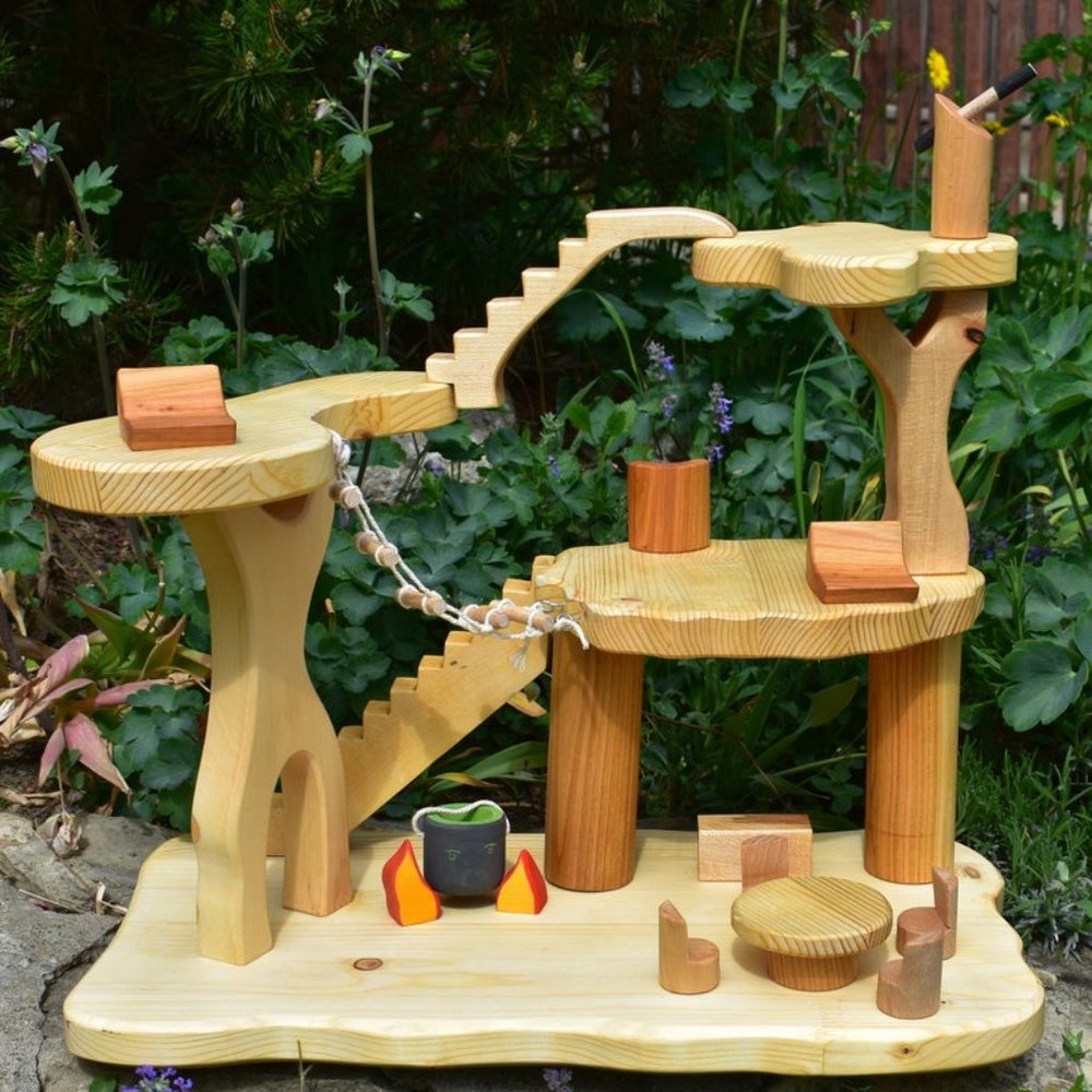 Wooden doll house